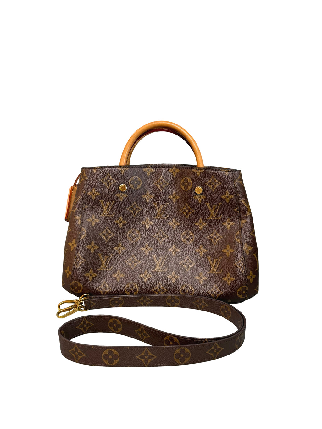 Louis Vuitton Monogram Canvas Montaigne Top Handle Handbag