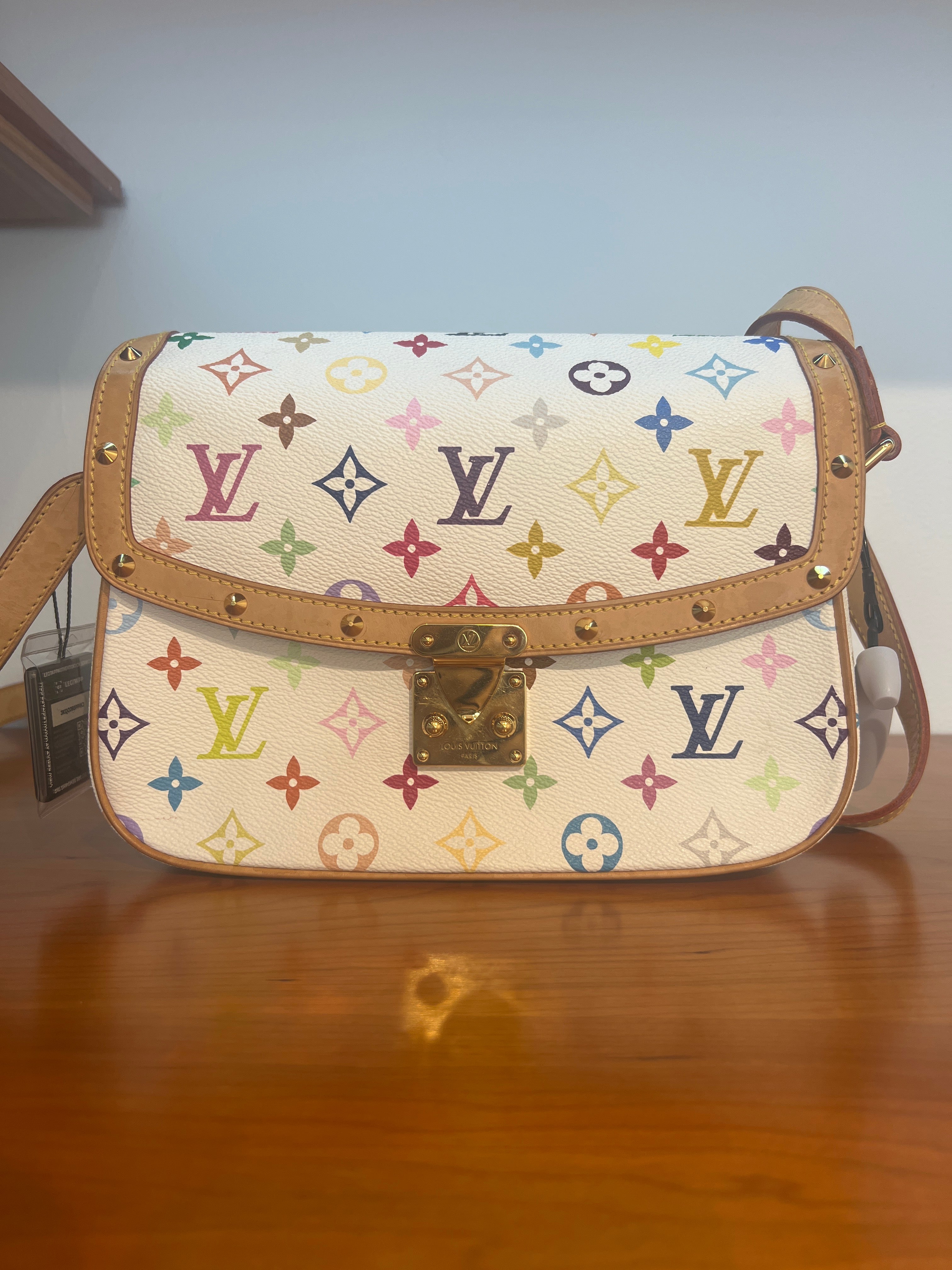 Louis Vuitton Monogram Multicolor Sologne White