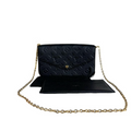 4131 Louis Vuitton Monogram Empreinte Leather Pochette Felicie Chain Wallet