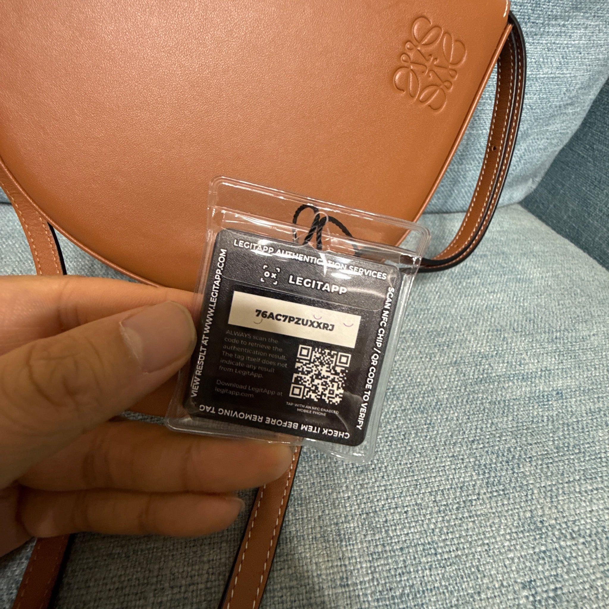 Loewe Smooth Leather Heel Crossbody Bag