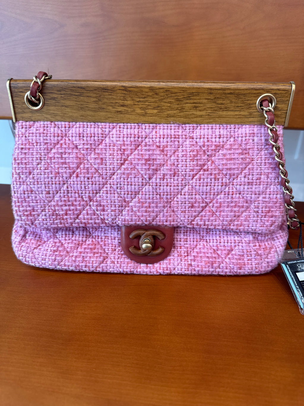 Chanel Knock On Wood Flap Bag