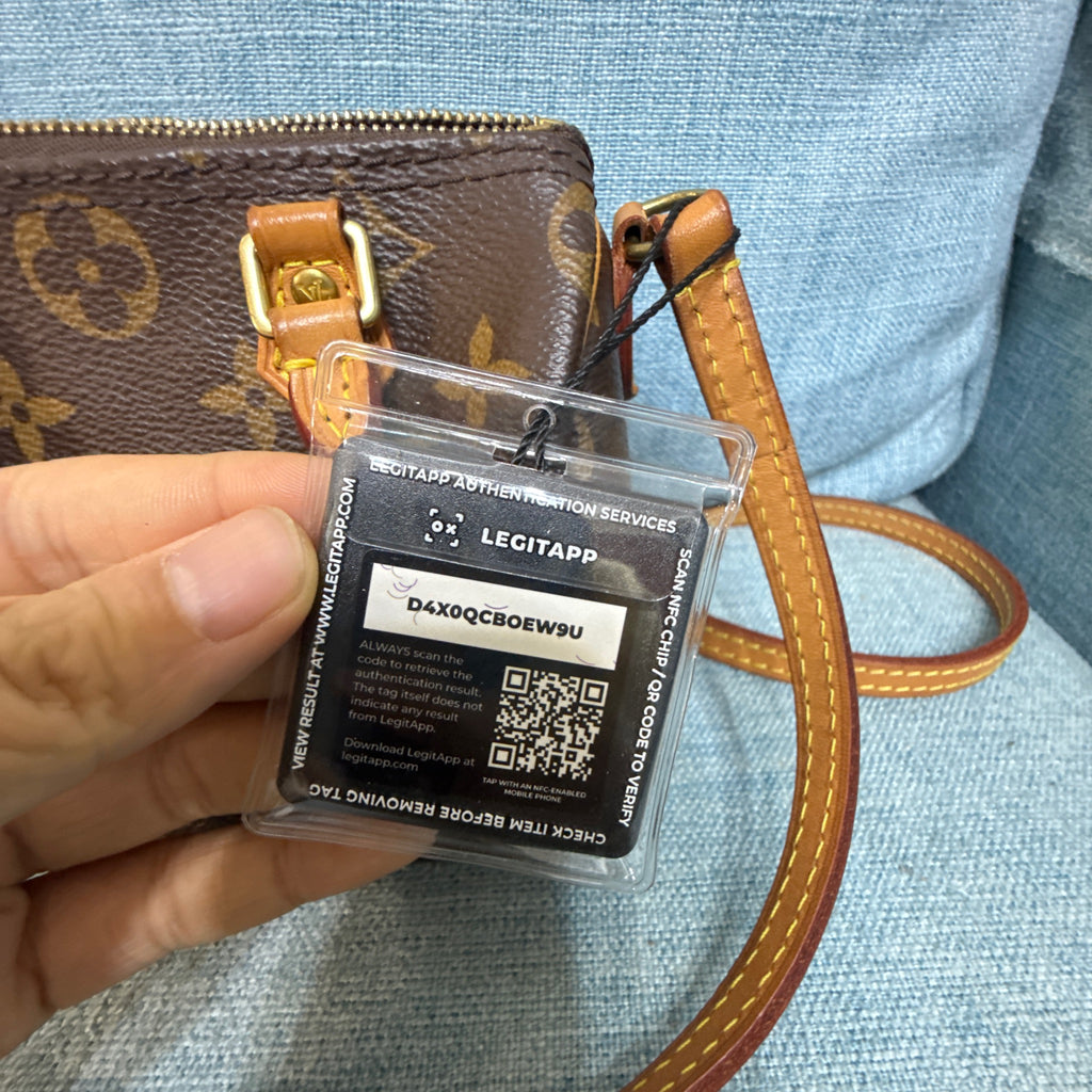 Louis Vuitton Monogram Canvas Nano Speedy Crossbody Bag