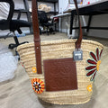 Loewe Raffia Basket Tote Bag