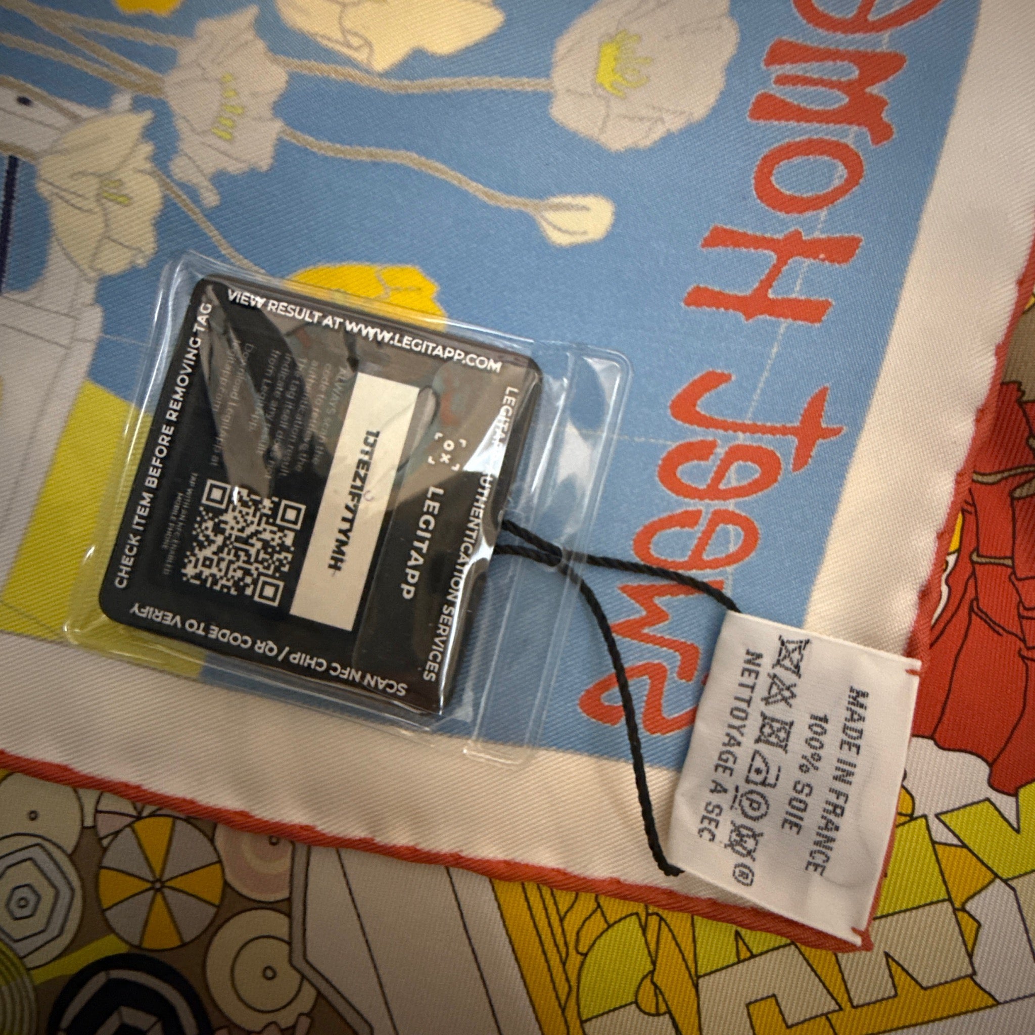 Hermès Silk Carré 90 Scarf titled "On Est Bien Ici !" By Baptiste Virot 2026