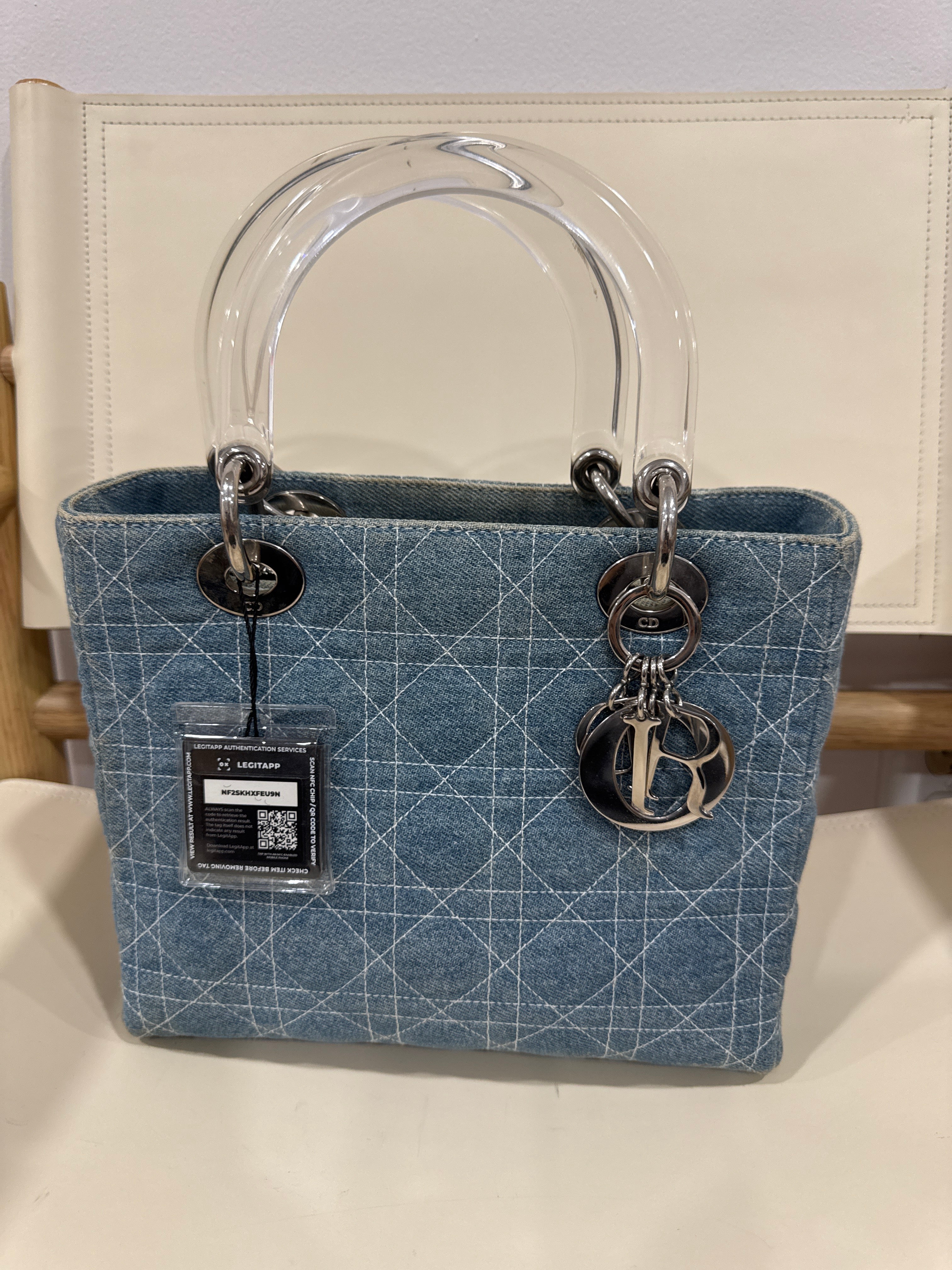 Dior Denim Lady Dior Medium