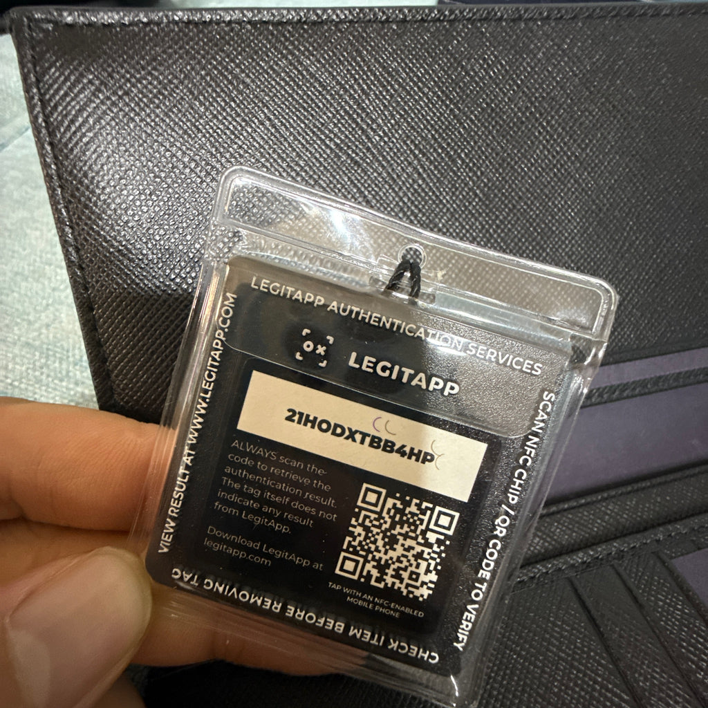 Prada Saffiano Leather Logo Long Wallet