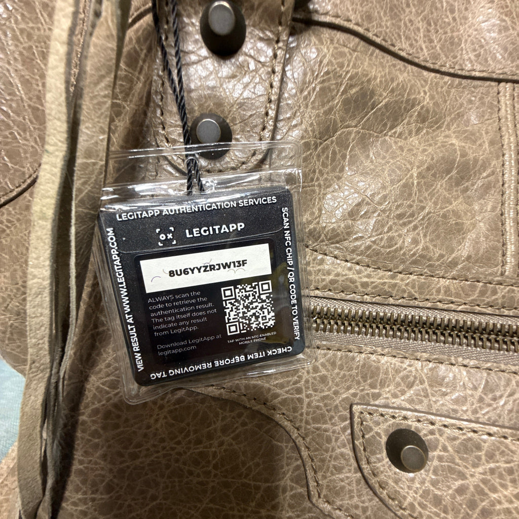 Balenciaga Vintage Arena Leather City Tote Bag