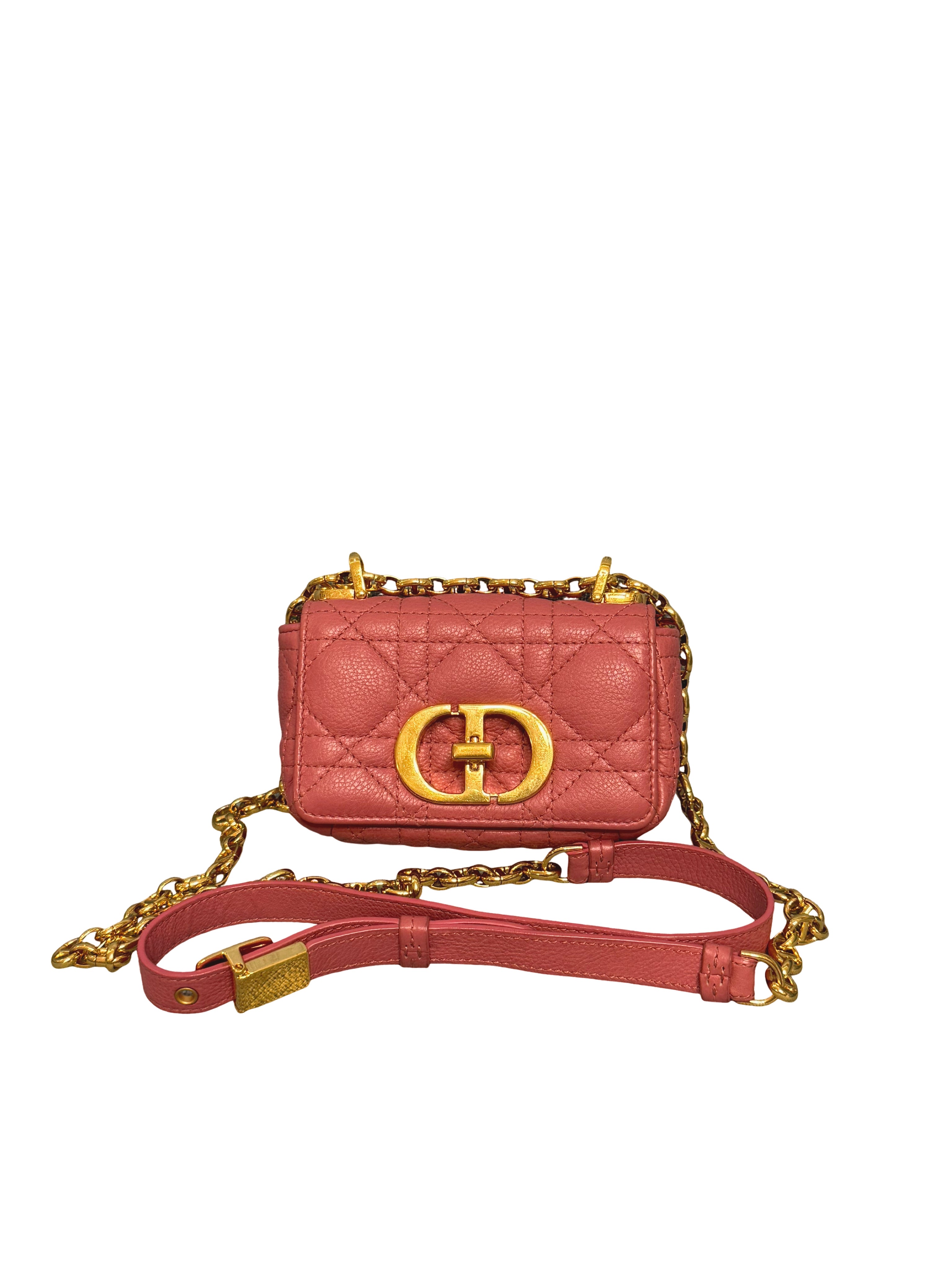 Christian Dior Micro Caro Cannage Supple Calfskin Bag
