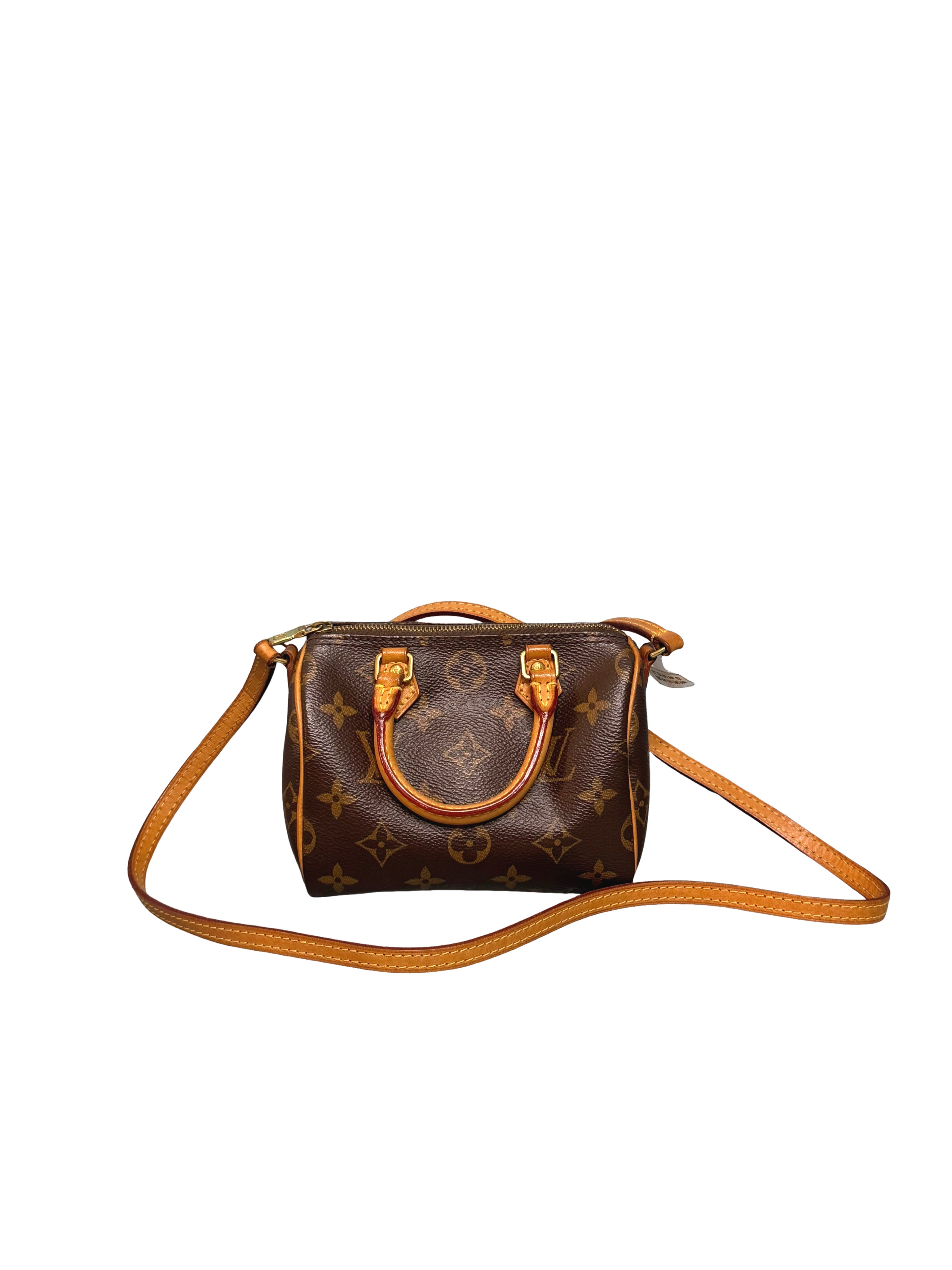 Louis Vuitton Monogram Canvas Nano Speedy Crossbody Bag