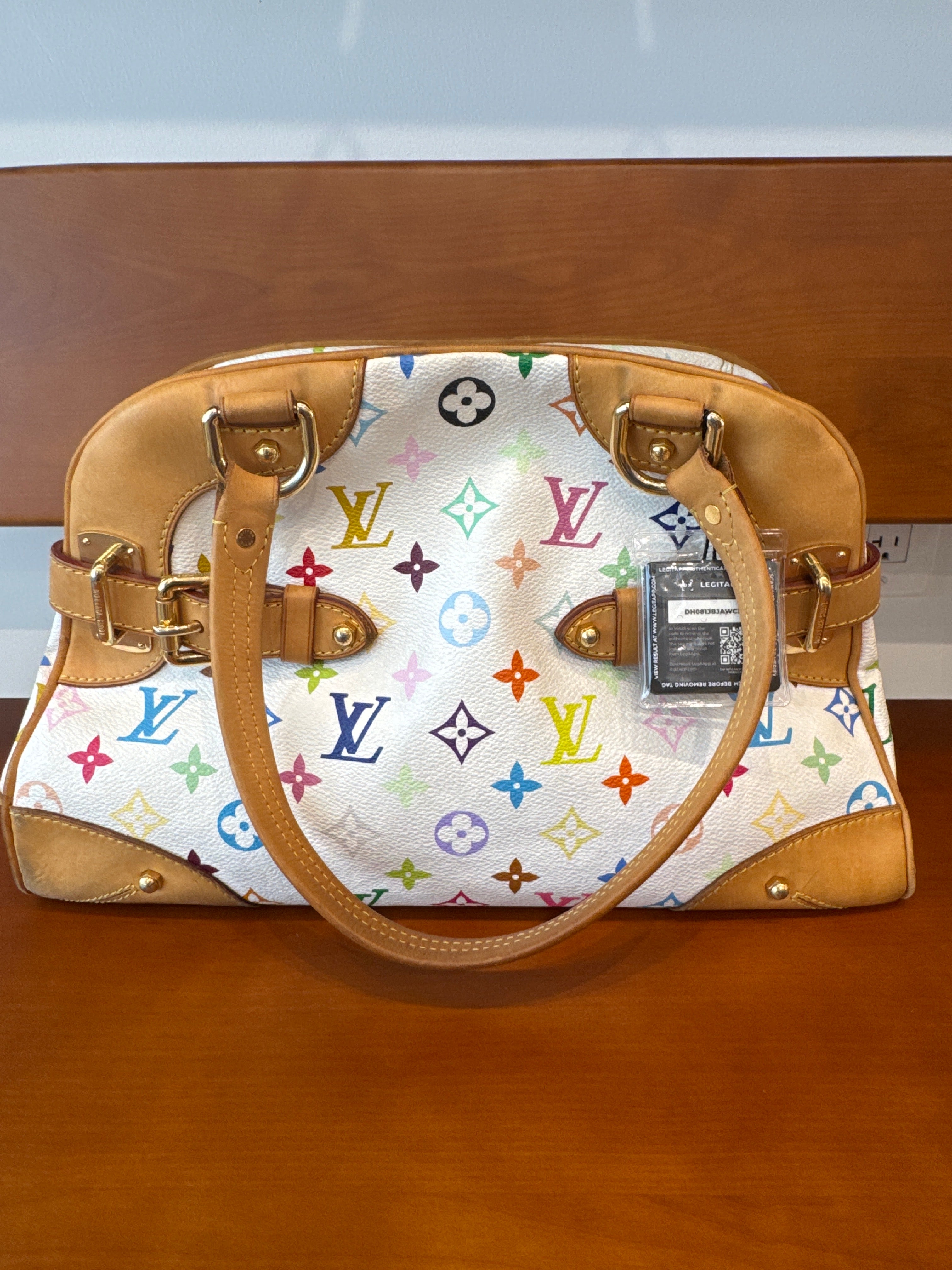 Louis Vuitton Monogram Multicolor Claudia White