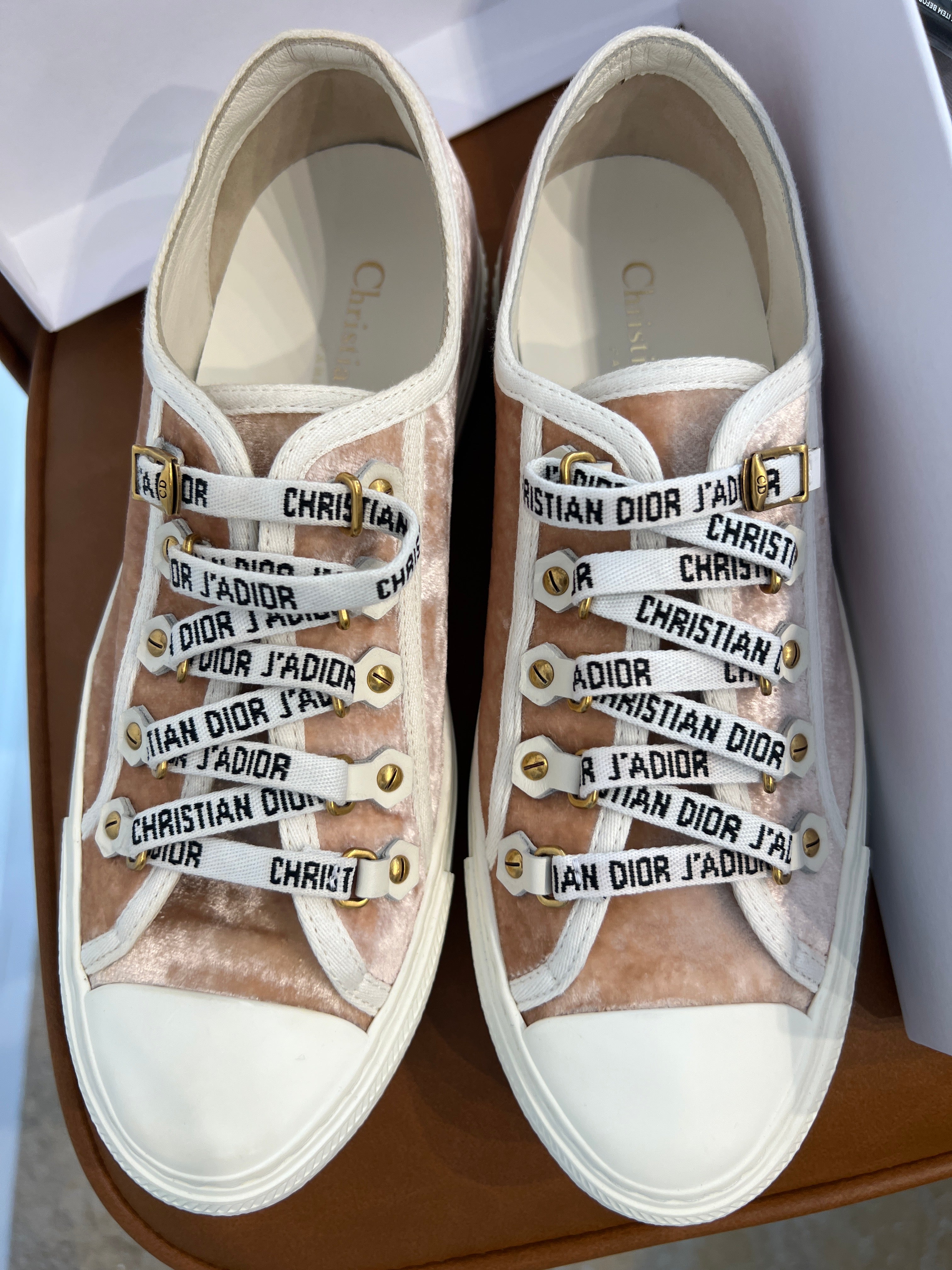 Dior velvet sneaker