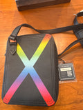 Louis Vuitton Taiga Rainbow Danube crossbody bag